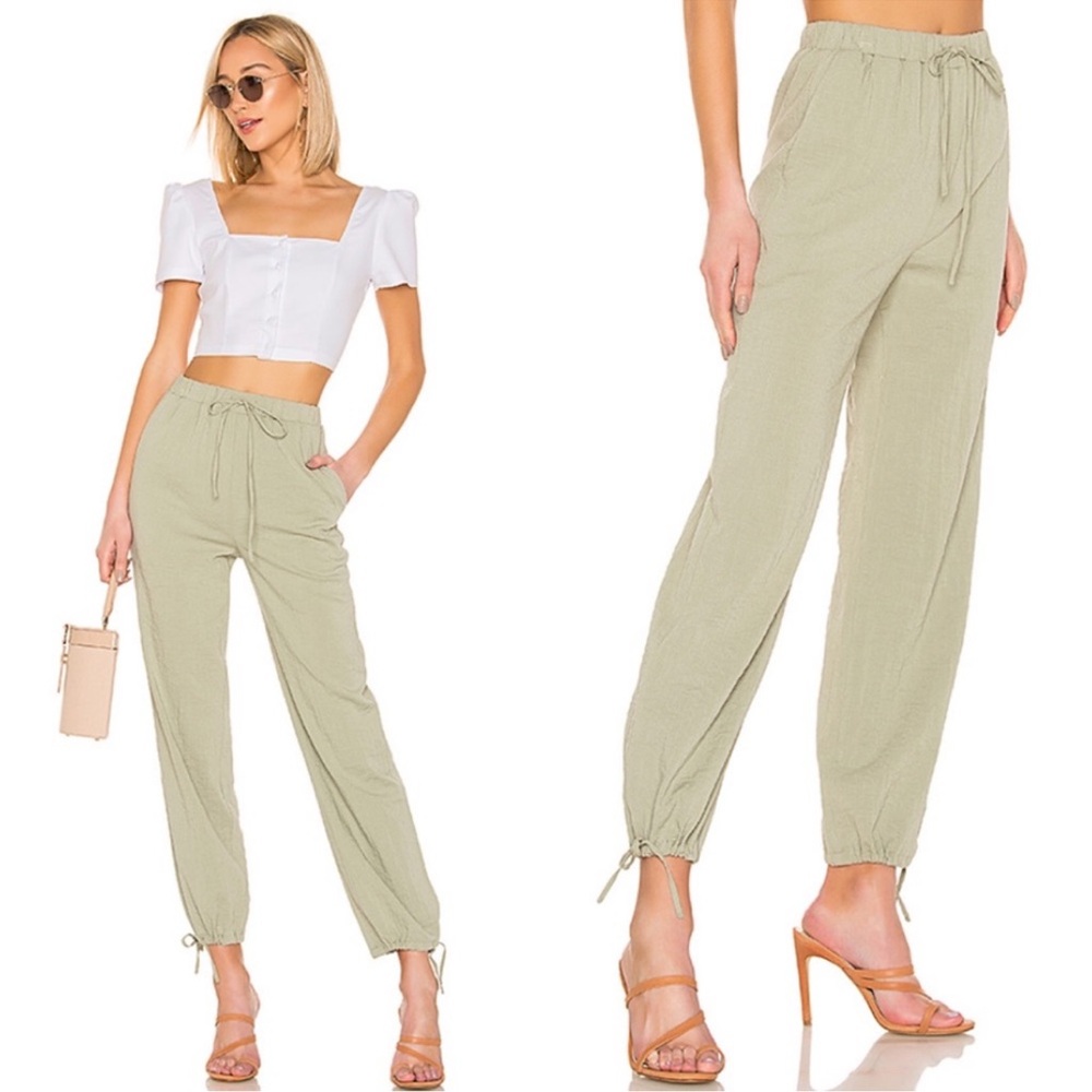 Tularosa Bethany sage green pants - REVOLVE